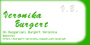 veronika burgert business card